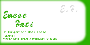 emese hati business card